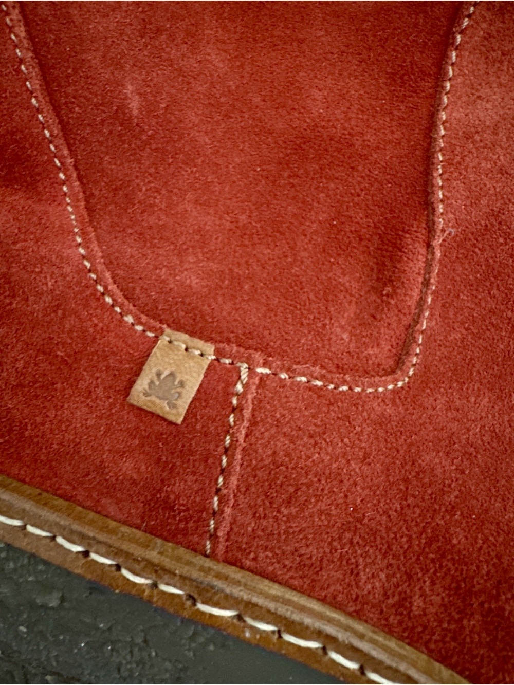 El Naturalista Caldera Red Suede Slouch Boots EU 37 / US 7 | 70s Block Heel - Picture 8 of 10